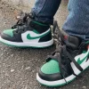 ⁦jordan kids Mid Pine Green⁩ – תמונה ⁦2⁩