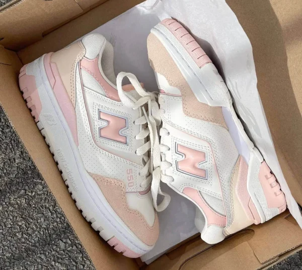 ⁦New Balance 550 White Pink⁩ – תמונה ⁦2⁩