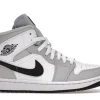 Jordan 1 Mid Light Smoke Grey