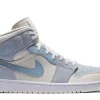 Jordan 1 Mid Mixed Textures Blue
