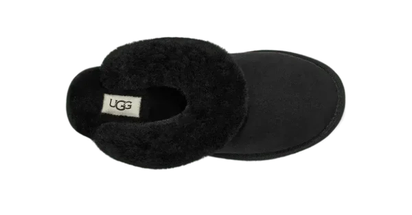 ⁦נעלי האג | UGG Classic Slipper II BLACK⁩ – תמונה ⁦2⁩